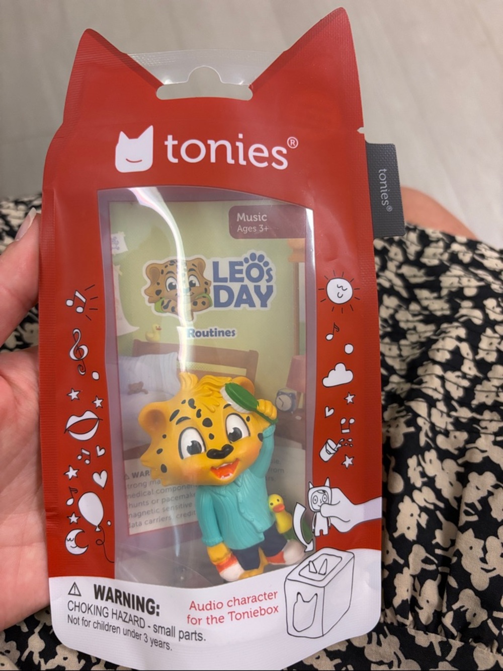 tonies Leo's Day Routines Audio Character - Yellow & Teal Tonie